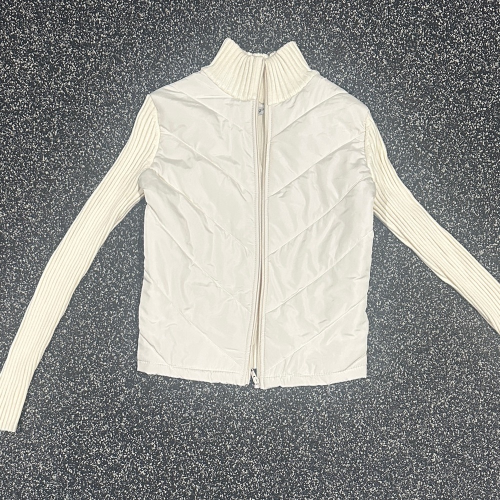 Madden Girl White and Cream Jacket